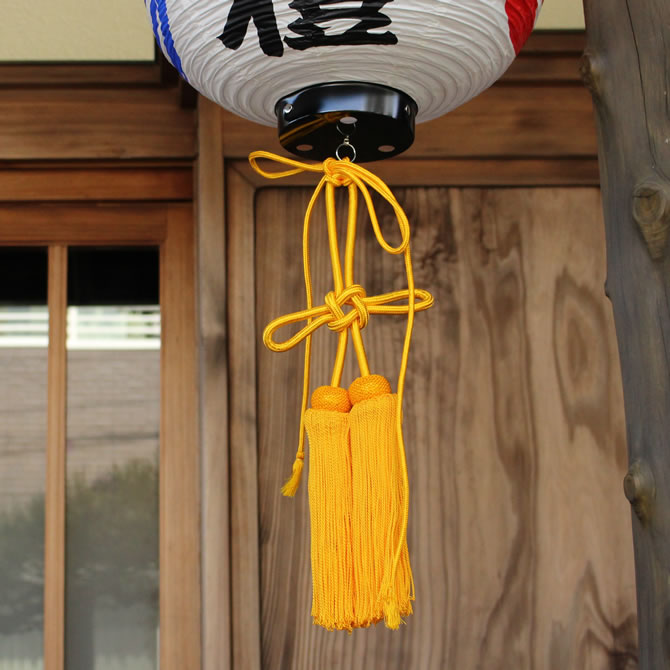撚り房　金茶　サイズ : 6寸（約18cm）　[ ヨリ房 より房 撚房 よりふさ 撚りふさ 撚ふさ 縒り房 縒房 寄り房 縒房 寄房 神社 幕 飾り 提灯 房 ] 3