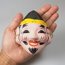 <あす楽対応> お祭り用品 髪飾り用ミニお面(紙製) 恵比寿様(エビス) [ 豆お面 小サイズ おめん 手のひらサイズ ヘアアレンジ えびす 七福神 夏祭り ...