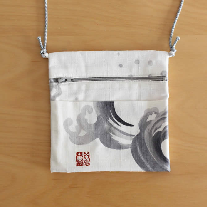 ＜メール便対象＞お祭り用品　祭矢　お祭りポシェット（ポーチ）　柄番号：201　[ 祭り ポシェット 祭り ポーチ 祭り 衣装 女性 祭り用品 お祭り 衣装 お祭り衣装 お祭り装束 祭用品 祭衣装 祭装束 かばん 財布 小銭入れ 和柄 ]