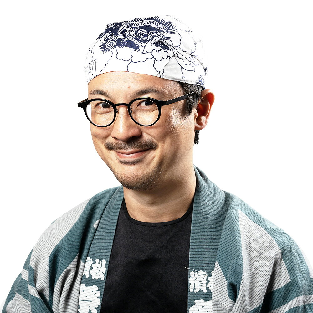 ＜メール便対象＞　お祭り用品　ワンタッチ式 喧嘩かぶり　東京江戸一　唐獅子　[ ...