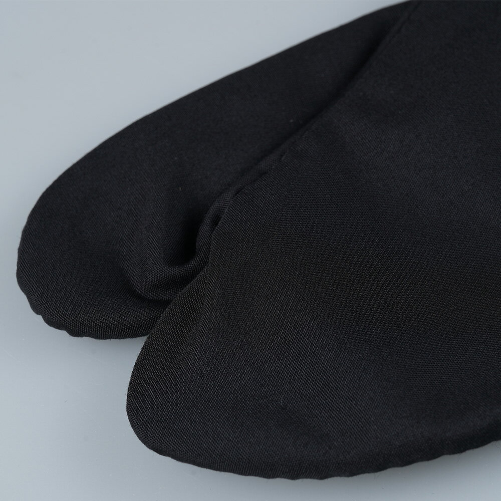 アウトレット祭り用品　黒からす足袋（5枚こはぜ）　22.0cm〜29.0cm　[ カラス 祭り足袋 雪駄 せった セッタ 草履 ぞうり お座敷 たび タビ 足袋 くろ クロ ブラック あす楽 足袋 ASRTB ]