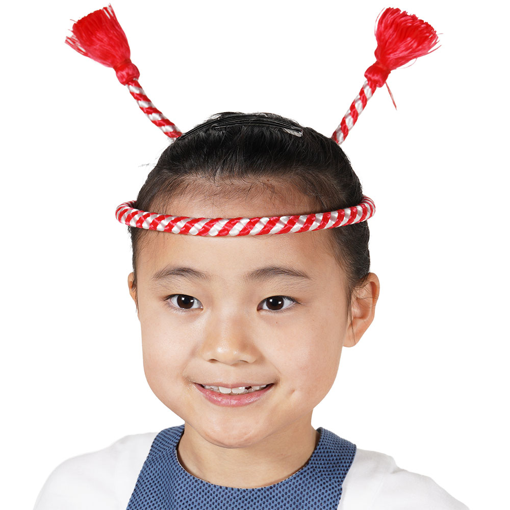 ＜メール便対象＞お祭り用品　かんたんねじりはちまき　中芯入り（針金入り）　子...