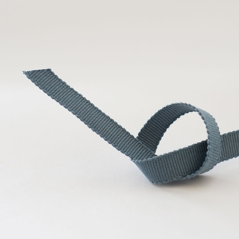 ＜メール便対象＞　お祭り用品　箱紐（平紐）ブルー【#219】幅12mm　※1m単位で切売りします　[ はこひも ひらひも さなだひも おび 手芸 血止め 平打ちひも 平打紐 組みひも 組紐 tape テープ 打ちひも 真田紐 ]