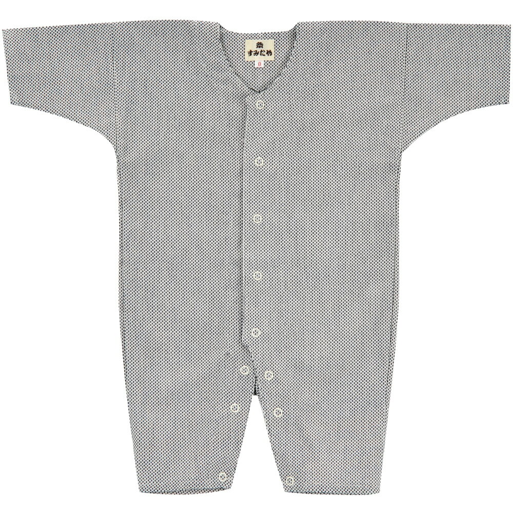 ＜送料無料＞　お祭り用品　お祭りロンパース　一本刺子（黒）　0号サイズ　[ 祭り 衣装 子供 赤ちゃん お祭り ロンパース ベビー服 女の子 男の子 ベビー 祭り用品 お祭り衣装 祭り衣装 カバーオール 鯉口シャツ ダボシャツ 祭用品 祭衣装 ]