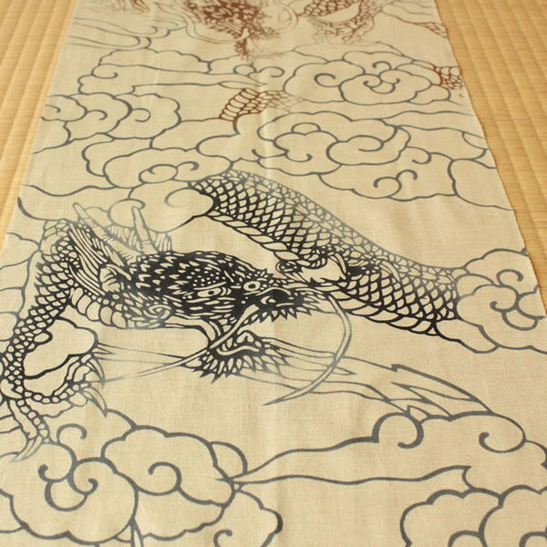 ＜メール便対象＞　祭手拭　濱甼高虎製　注染手拭い　三色龍〜SANNSIKIRYU〜　　※...