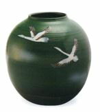 樂天商城 - 　鶴絵花瓶　6.5号