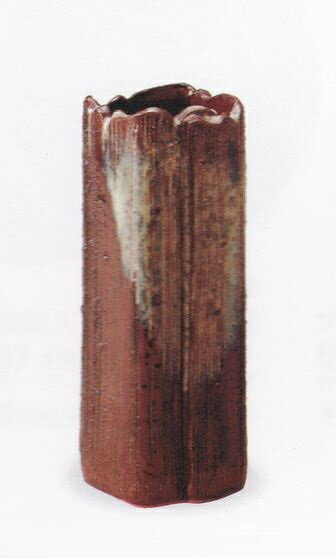 乐天商城 - あめ釉角花入 6.5号