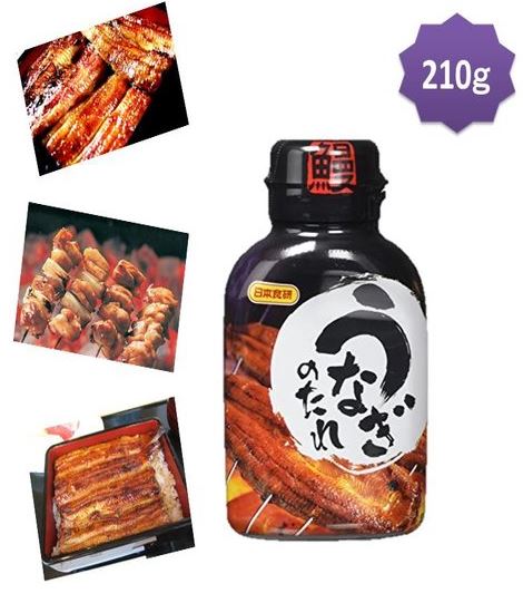 【送料無料】かんたん うなぎのかば焼き。日本食研 うなぎのたれ 210ml　5本組　　【代引不可】