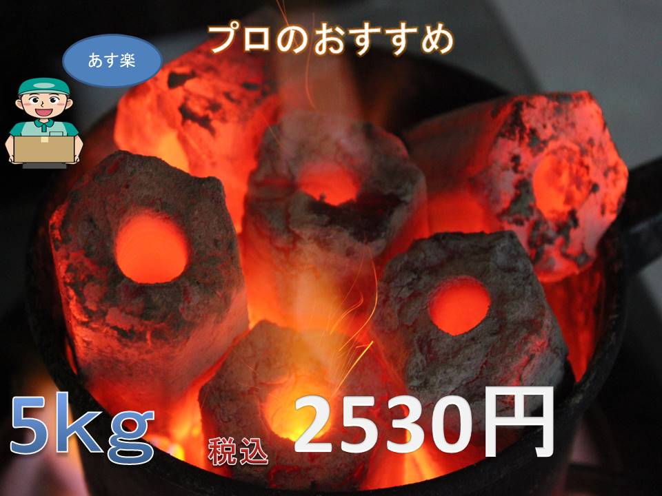 バーベキュー 七輪 焼き肉 焼き鳥その他用途に便利な 木炭 カット炭 太陽炭 5kg 【あす楽対応】通販格安セール情報 楽天 通販