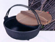 【送料無料】南部鉄器 鉄鍋 いろり鍋（1尺）