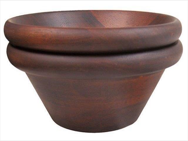 天然木サラダボウル・こげ茶 φ18cm 天然木サラダボウル・こげ茶 φ18cm