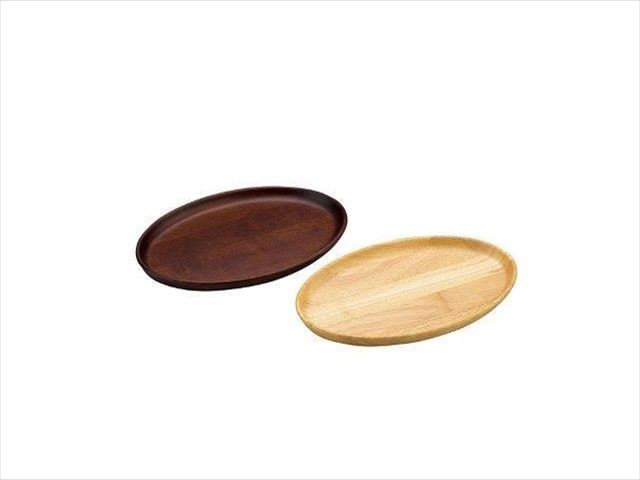 樂天商城 - 木製カフェトレイ　オーバル　ナチュラル