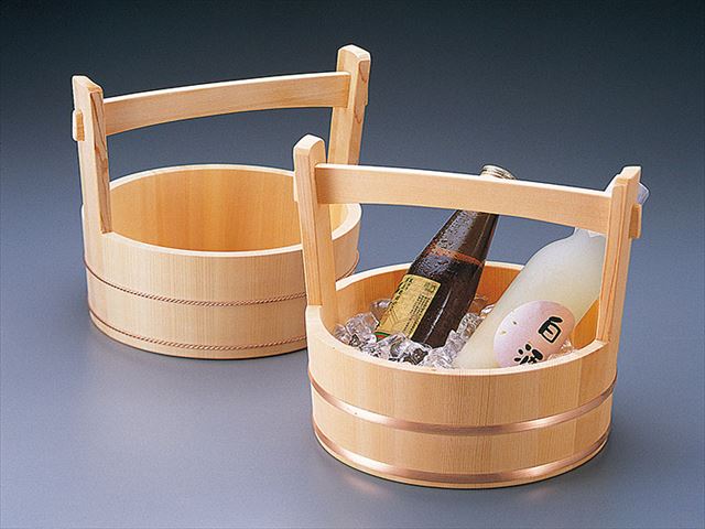 Rakuten - 【送料無料】岡持型冷酒クーラー　銅タガ
