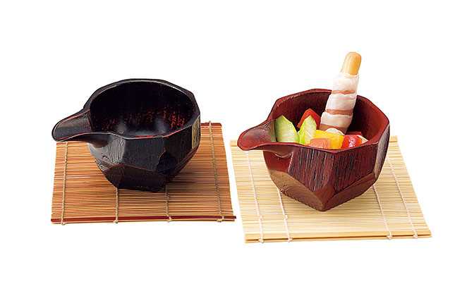 樂天商城 - 木製片口珍味入 根来