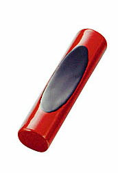 本漆箸置（枕型朱）