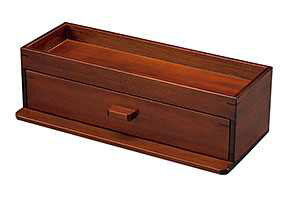 カスターand箸箱（ブラウン）