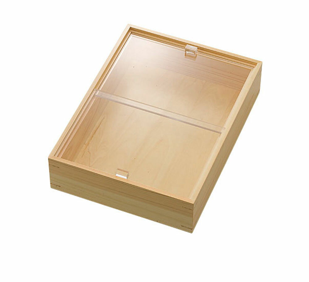 樂天商城 - 【送料無料】eco2 アクリル蓋付きボックス　浅型　大　クリア