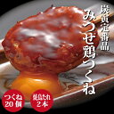 みつせ鶏　炭寅つくね20個セット　炭寅オリジナル焼鳥のたれ2本　焼鳥　焼き鳥　やきとり　鶏つくね　まとめ買い　父の日　母の日