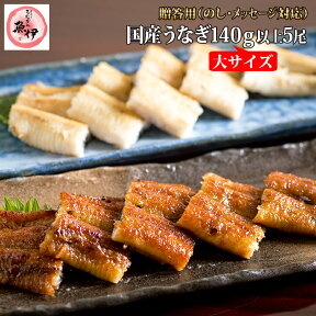 【百貨店共通ギフト】地焼き蒲焼3尾 白焼2尾セット（1尾あたり蒲焼140g〜159g/白焼130g〜144g）全包装・熨斗・メッセージカード対応〔炭焼きうなぎの魚伊/国内産ウナギ使用/中元/歳暮/ギフト/土用丑/ 鰻/国内産/誕生日/プレゼント/グルメ/お祝い〕_