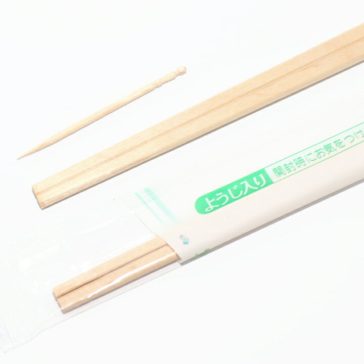 樺元禄 OPP完封 21cm 4000膳 楊枝入 テイクアウト 【即納】業務用 割り箸 飲食店様ご用達 わりばし コンビニ お弁当 仕出し お惣菜 仕出し 完封 OPP