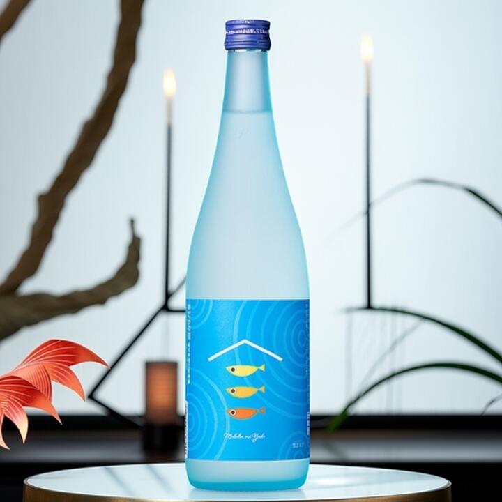 めだかの宿 純米吟醸 生貯蔵酒 720ml　日本酒　飲みやすい　かわいいラベル 女性 スタイリッシュ アルコール 贈答 贈り物 低アルコール