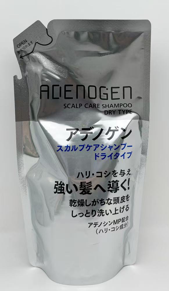 Rakuten - 2個セット 資生堂 アデノゲン スカルプケアシャンプー ドライタイプ レフィル 310ml