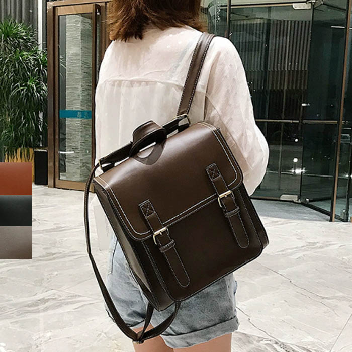 Rakuten - スクールバッグ 女子 リュックサック 学生鞄 中学生 双肩包 高校生 学生 ipad収納可 pu合皮 学生カバン 入学祝い 通学バッグ 大容量 通学かばん 通勤 jk鞄 お洒落 可愛い バッグ