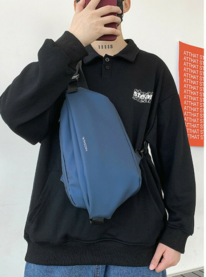 サマー楽天市場店のボディバッグ ナイロン メンズ レディース ウエストバッグ 男女兼用 おしゃれ 大人 メッセンジャーバッグ 上品 ショルダーバッグ 斜め掛け かばん 丈夫 頑丈 カバン 人気 軽い 耐久性｜アングル3