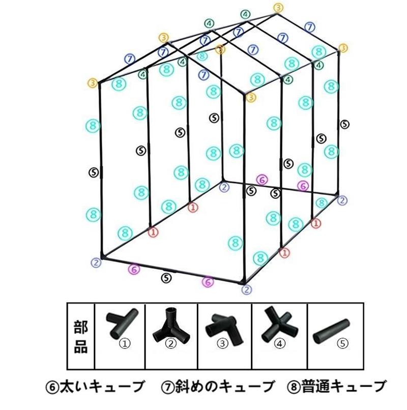 ビニールハウス ガーデンハウス ビニール温室 選べる22サイズ ガーデン温室 PVCカ...
