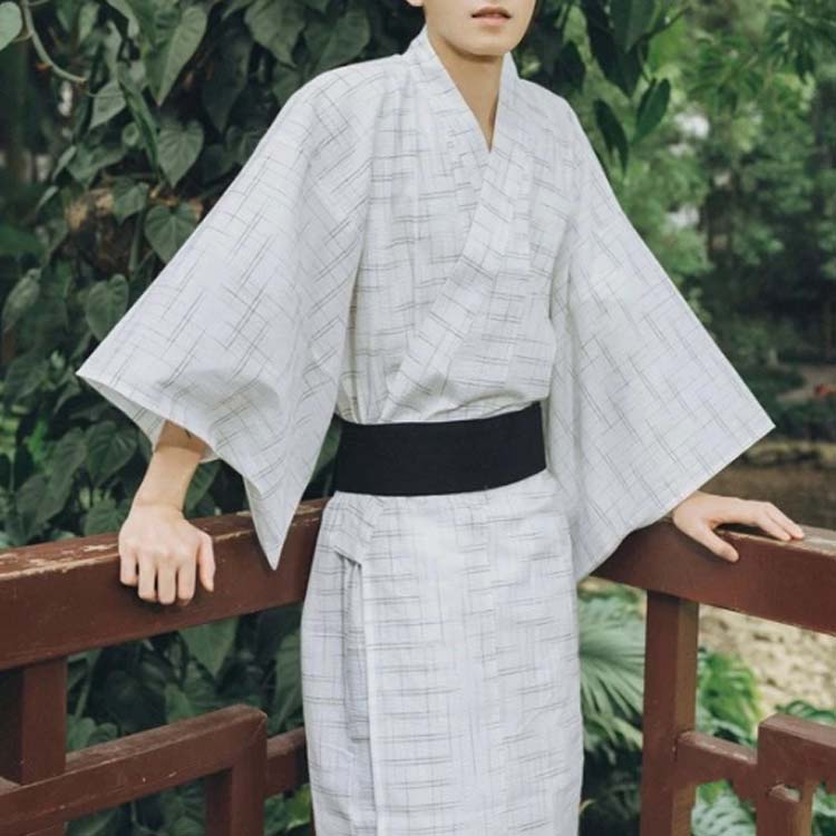 浴衣 メンズ セット メンズ浴衣セット 2点セット SET レトロ モダン 無地 柄 男性 男性用 紳士 和服 帯 下駄 小物 男 ゆかた 夏服 縞 おしゃれ シンプル ワンタ 浴衣セット 甚平