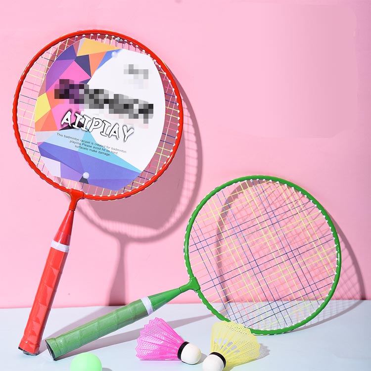 6点セット 子供用バドミントンラケット 小型軽量 持ち運び簡単 使いやすい 子供 バ...