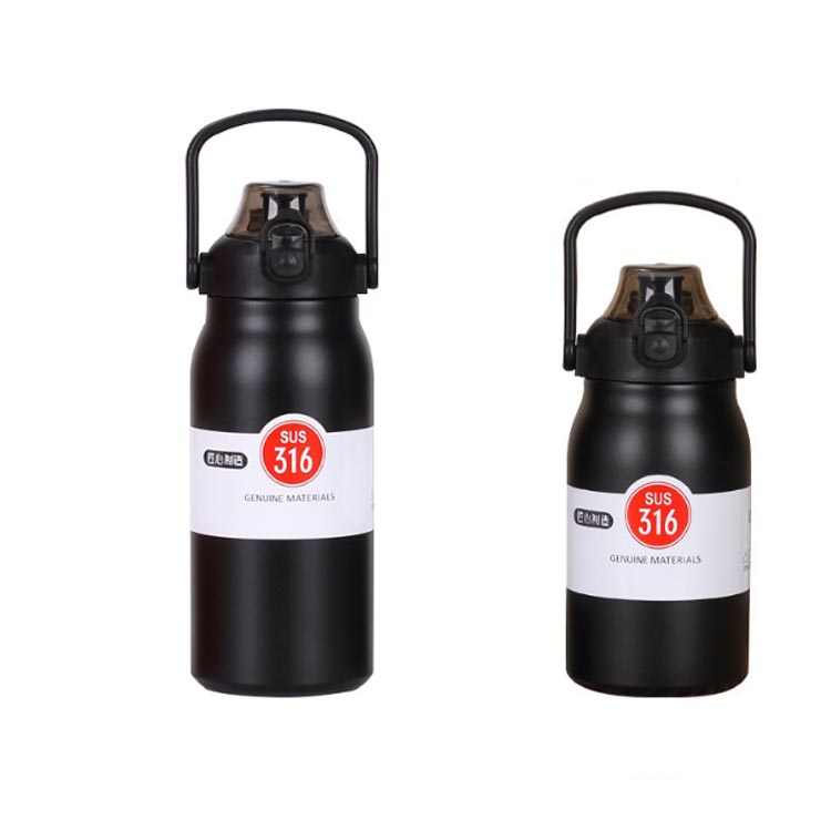 サマー楽天市場店の真空二重構造 大容量 保冷水筒 1.5リットル 1200ml スポーツ 保温 1500ml 魔法瓶 ストロー付き 保温ボトル 直飲み 洗いやすい 1000ml 軽 ステンレスボトル 大人｜アングル3