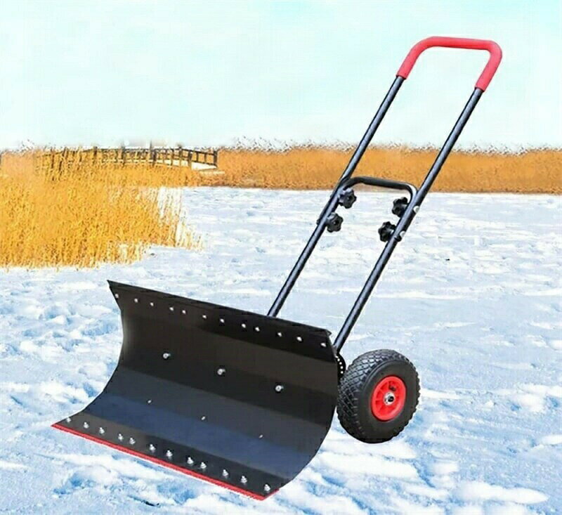 除雪機 家庭用 手押し式 雪かき スコップ 除雪 シャベル 除雪と除氷 2つの機能 除...