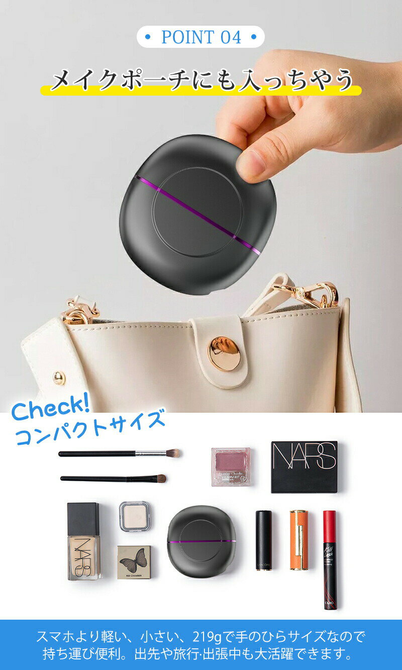 ストレートブラシ 40秒速熱 ヘアアイロン ヒートブラシ コードレス 携帯用 超軽量 ...