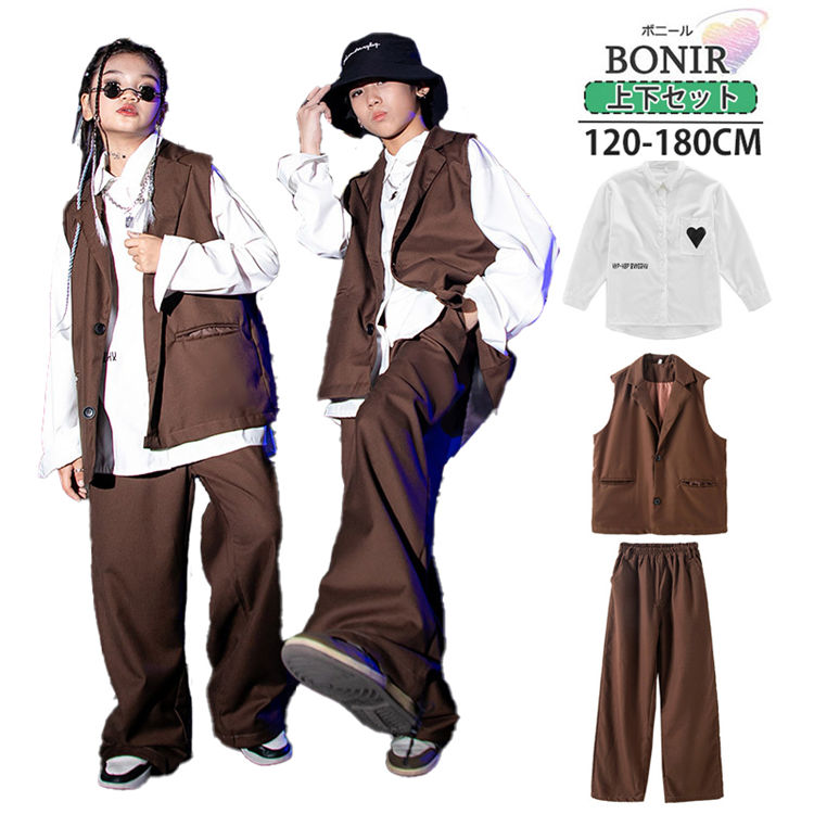 商品詳細商品内容2点セット:ベスト+パンツ3点セット:ベスト+パンツ+白シャツ素材綿、ポリエステルカラー写真通りサイズサイズ身長CM体重KG110100-11015-20120110-12020-25130120-13025-30140130-14030-35150140-15035-42.5160150-16042.5-47.5170160-17047.5-52.5180170-18052.5-57.5※サイズは平置きの状態で計測しています。※測る箇所により、若干の誤差が生じる場合もございます。ご了承下さいませ。注意※モデル着用画像は撮影環境により実物の色と異なって見える場合がございます。※ご覧の端末のモニター設定によっては実物の色味と異なって見える場合がございます。 キッズ ダンス衣装 ベスト ブラウン キッズ 体操服 続々登場 ベスト+パンツ ベスト+パンツ+白シャツ 120 130 140 150 160 170 180