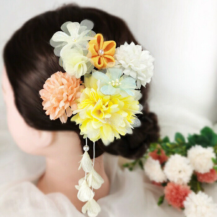アクセサリー 4点セット ヘアアクセサリー女の子 7歳 3歳 子供 キッズ 髪飾り女の...