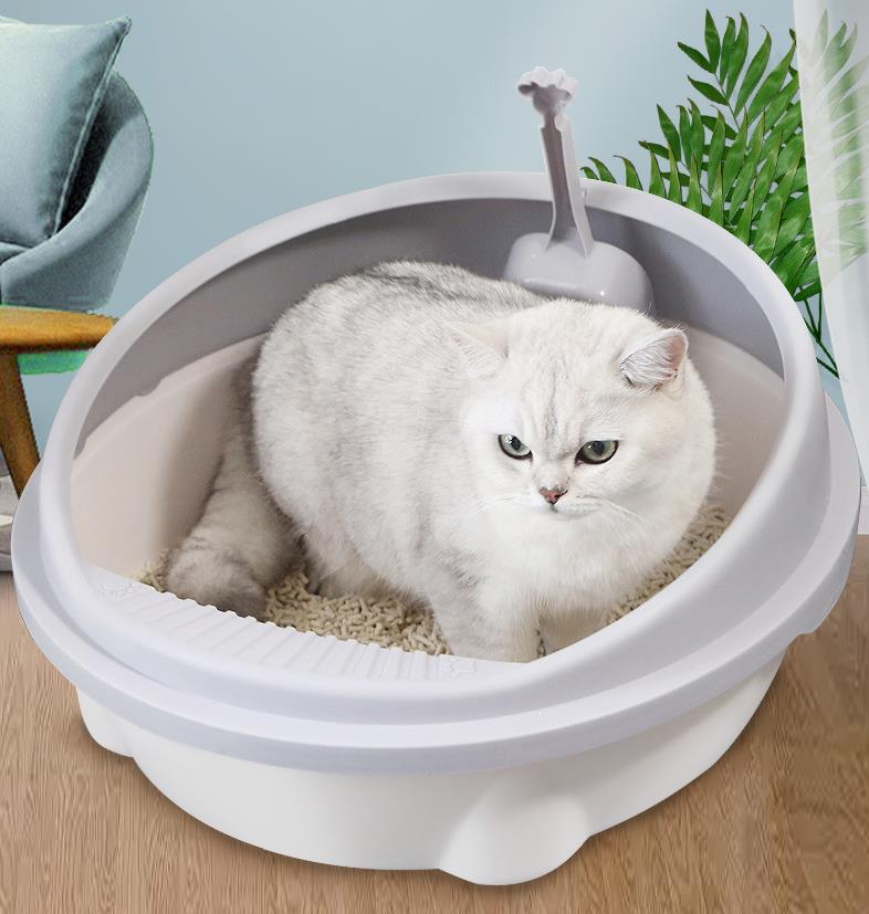 猫ネコトイレねこネコトイレ猫トイレおしゃれかわいいネコのトイレハーフカバーアイリスオーヤマ猫ネコトイレ 1