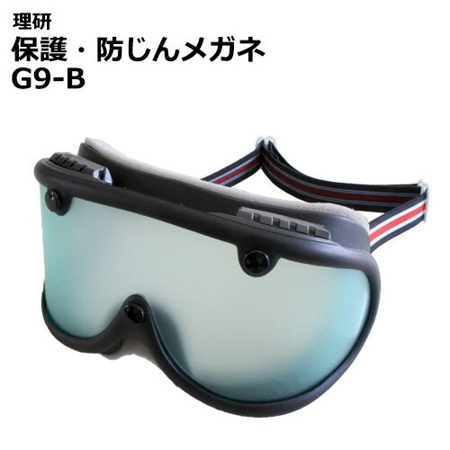 保護メガネ・防塵・防じんメガネ (ゴーグル型) 理研 【G9-B】