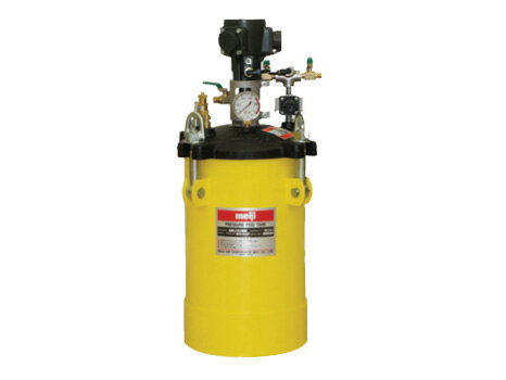 明治 加圧タンク(塗料圧送タンク・液圧送タンク) 【PA-10B】 (自動かくはん装置付)