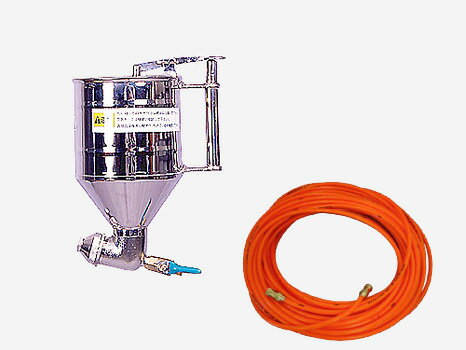 精和産業(セイワ) 　リシンガン 【RG-1】 アルミ製 ＆ エアーホース (ウレタン) 7mm×30M (口金付) セット