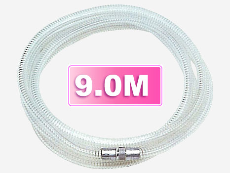 日本ワグナー HVLP塗装機 スプレーガン用 透明エアーホース 9.0M