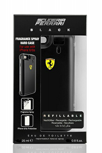 フェラーリ ◆処分価格!!【Ferrari】メンズ香水＆iPhone6ケース◆フェラーリ ブラック オードトワレ EDT 25mlX2◆