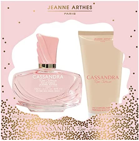 ◆送料無料!! 【JEANNE ARTHES】香水コフレセット◆ジャンヌアルテス　カッサンドラ　ローズ インテンスEDP100ml&ボディローション◆