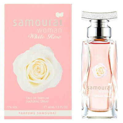 ◆送料無料 アウトレット品【samourai woman】香水◆サムライウーマン ホワイトローズ オードパルファム EDP 40ml◆