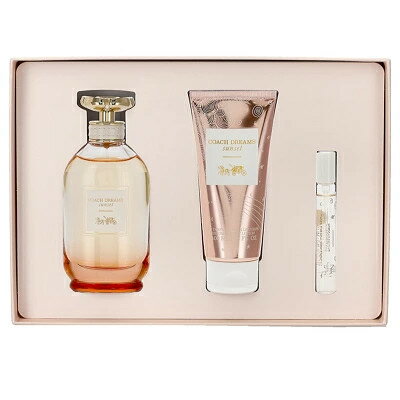 Rakuten - ◆送料無料!!【COACH】コフレ3点セット◆コーチ ドリームス サンセット オードパルファムEDP90ml＆7.5ml+ボディローション100ml◆