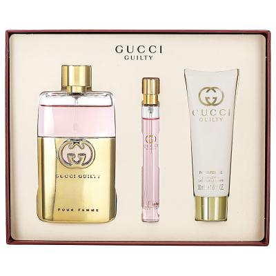 Rakuten - ◆送料無料!!【GUCCI】コフレ3点セット◆グッチ ギルティ プールファム オードパルファムEDP90ml＆10ml+ボディローション50ml◆