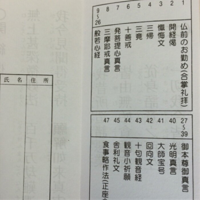 経本 佛前勤行集 お遍路用品 お遍路グッズ 般若心経 仏前 ご真言