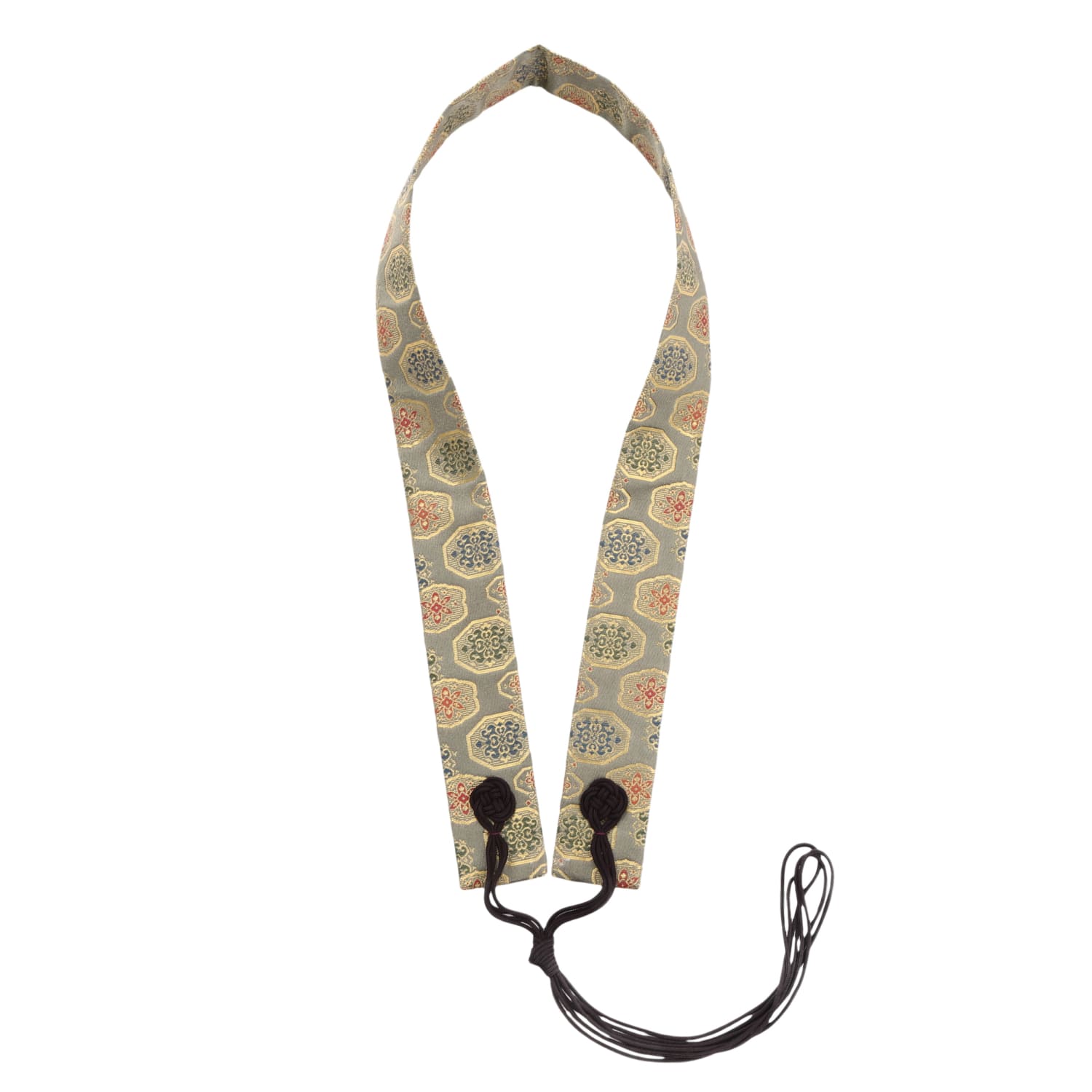 輪袈裟 利休色 かわり蜀江柄 袈裟 けさ お遍路用品 お遍路グッズ