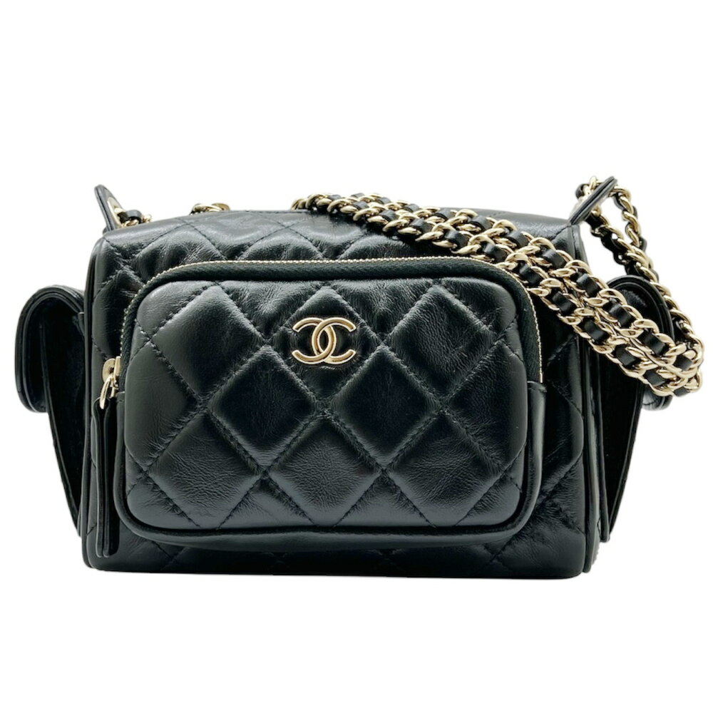 【CHANEL】 カメラバッグ ゴールドチェーン ラムスキン C462 楽天市場】シャネル カメラバッグ(カラーゴールド)(バッグ
