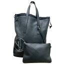 【新品同様】LOUISVUITTON ルイヴィトン LVサークル カバライト レザー 黒 ブラック M55000 ショルダー バッグ ポーチ付 トートバッグ メ...